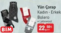 BOLERO YÜN ÇORAP KADIN- ERKEK BOLERO YÜN ÇORAP KADIN- ERKEK